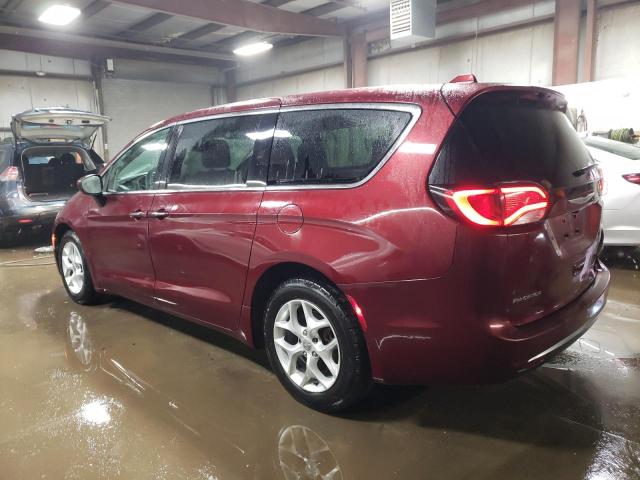2C4RC1BG5HR817237 - 2017 CHRYSLER PACIFICA TOURING L BURGUNDY photo 2