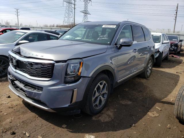 5XYP34HC8LG008261 - 2020 KIA TELLURIDE EX GRAY photo 1