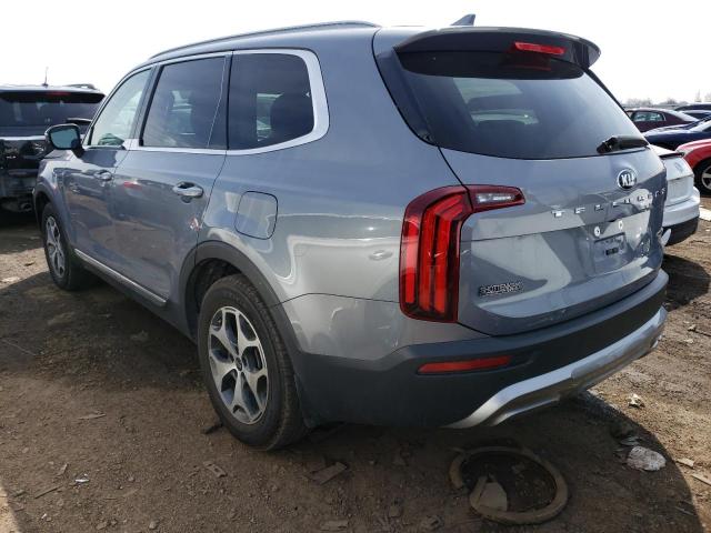 5XYP34HC8LG008261 - 2020 KIA TELLURIDE EX GRAY photo 2