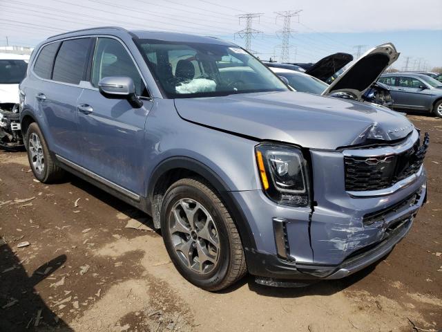 5XYP34HC8LG008261 - 2020 KIA TELLURIDE EX GRAY photo 4