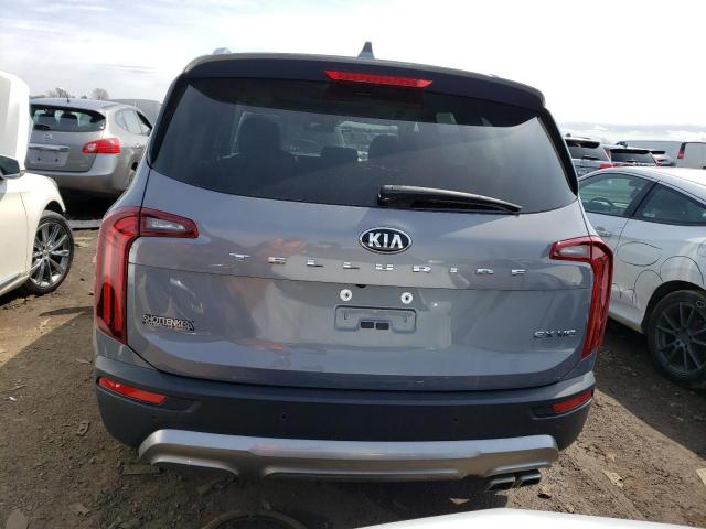 5XYP34HC8LG008261 - 2020 KIA TELLURIDE EX GRAY photo 6