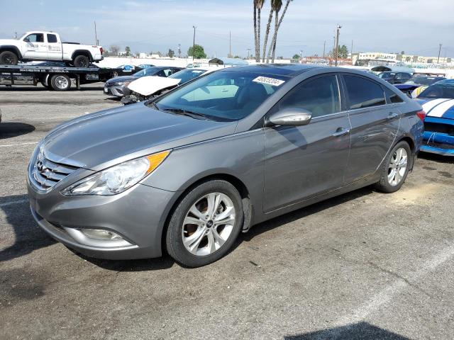 5NPEC4AC4DH605760 - 2013 HYUNDAI SONATA SE GRAY photo 1