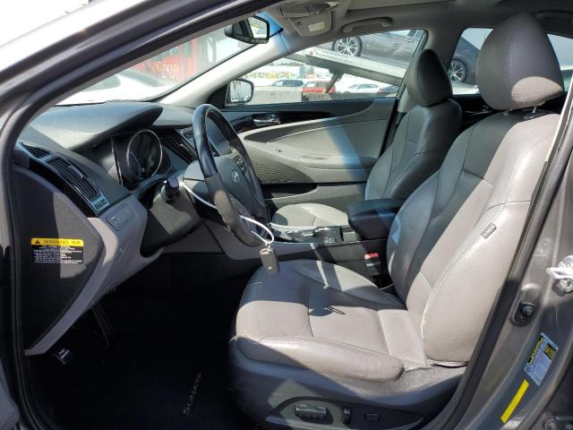 5NPEC4AC4DH605760 - 2013 HYUNDAI SONATA SE GRAY photo 7