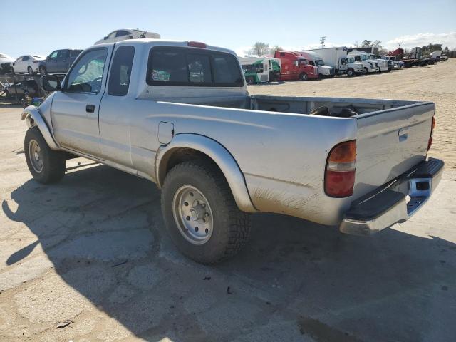 5TEWN72N92Z105183 - 2002 TOYOTA TACOMA XTRACAB SILVER photo 2