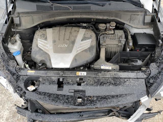 KM8SM4HF4JU259853 - 2018 HYUNDAI SANTA FE SE SILVER photo 12