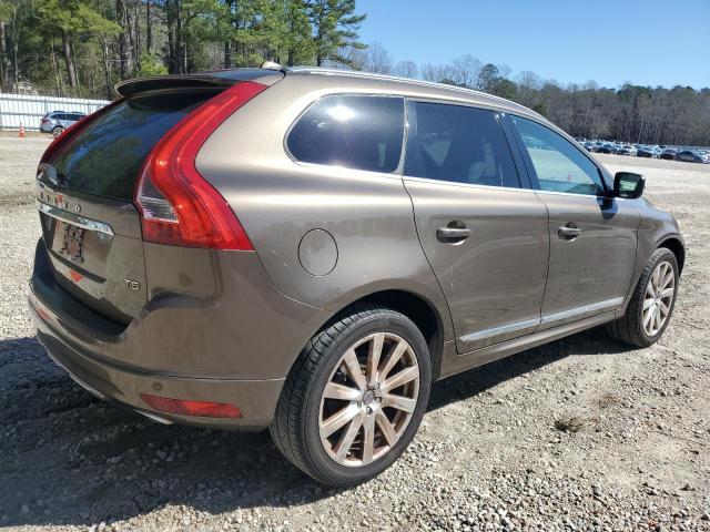 YV440MDM0F2737604 - 2015 VOLVO XC60 T5 PLATINUM BROWN photo 3