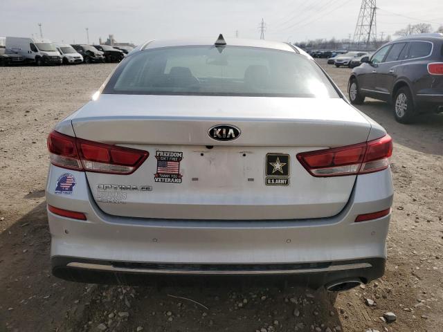 5XXGT4L30KG279387 - 2019 KIA OPTIMA LX SILVER photo 6