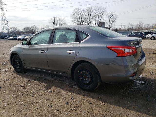 3N1AB7AP2KY225762 - 2019 NISSAN SENTRA S GRAY photo 2