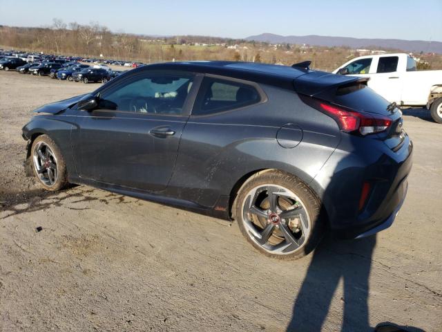 KMHTH6AB2KU009539 - 2019 HYUNDAI VELOSTER TURBO CHARCOAL photo 2