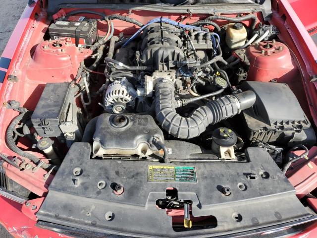 1ZVHT80N765106779 - 2006 FORD MUSTANG RED photo 11