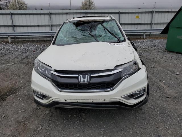 5J6RM4H99GL038481 - 2016 HONDA CR-V TOURING WHITE photo 5