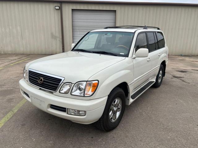 JTJHT00W713507893 - 2001 LEXUS LX 470 WHITE photo 2