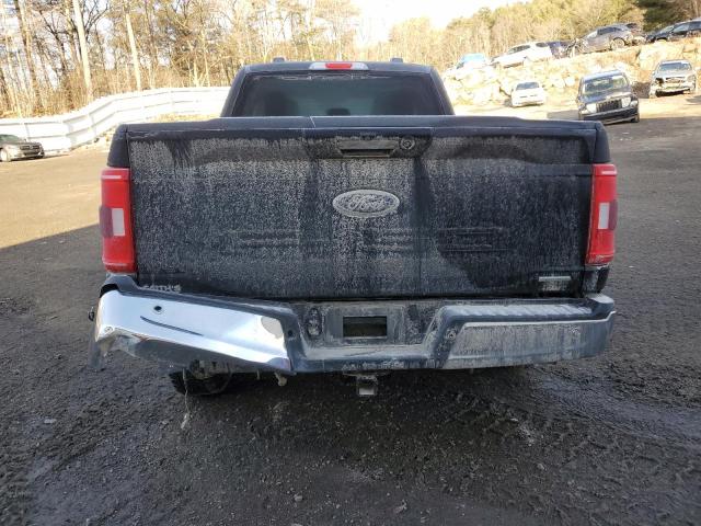 1FTEX1EP1MFB97972 - 2021 FORD F150 SUPER CAB BLACK photo 6