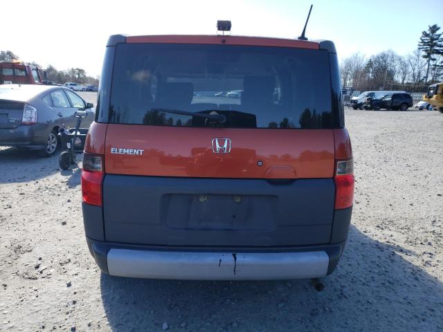 5J6YH28675L023808 - 2005 HONDA ELEMENT EX ORANGE photo 6