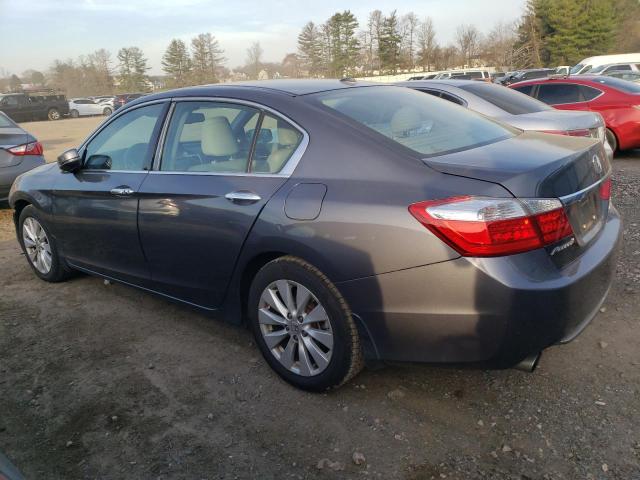 1HGCR3F93DA030380 - 2013 HONDA ACCORD TOURING GRAY photo 2