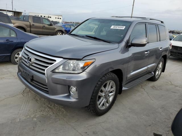 JTJHY7AX7D4102861 - 2013 LEXUS LX 570 GRAY photo 1