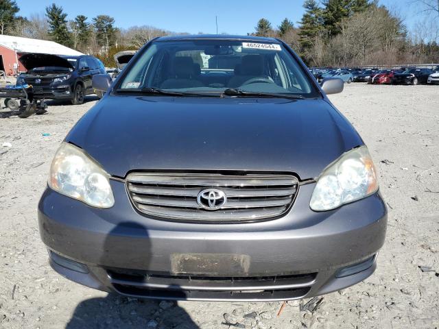 2T1BR32E74C180274 - 2004 TOYOTA COROLLA CE GRAY photo 5