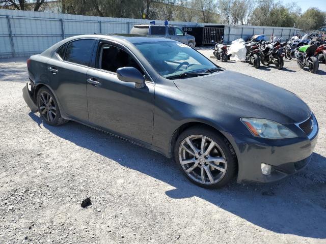 JTHBK262372058253 - 2007 LEXUS IS 250 GRAY photo 4