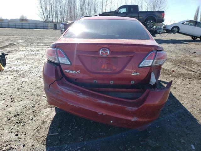 1YVHZ8BH6A5M15882 - 2010 MAZDA 6 I RED photo 6