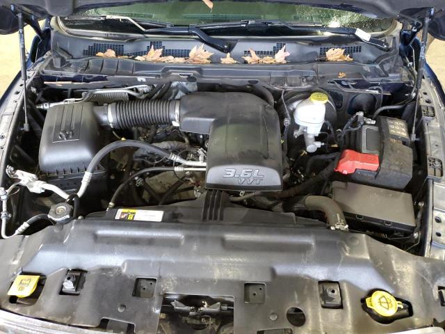 1C6RR7LG3MS532536 - 2021 RAM 1500 CLASS SLT ლურჯი ფოტო 11