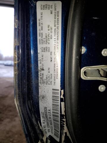 1C6RR7LG3MS532536 - 2021 RAM 1500 CLASS SLT ლურჯი ფოტო 12