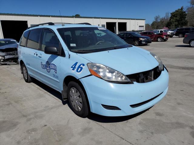 5TDZK23C98S100450 - 2008 TOYOTA SIENNA CE BLUE photo 10