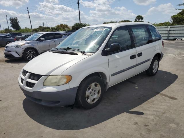 1B4GP25BX2B739283 - 2002 DODGE CARAVAN SE WHITE photo 1