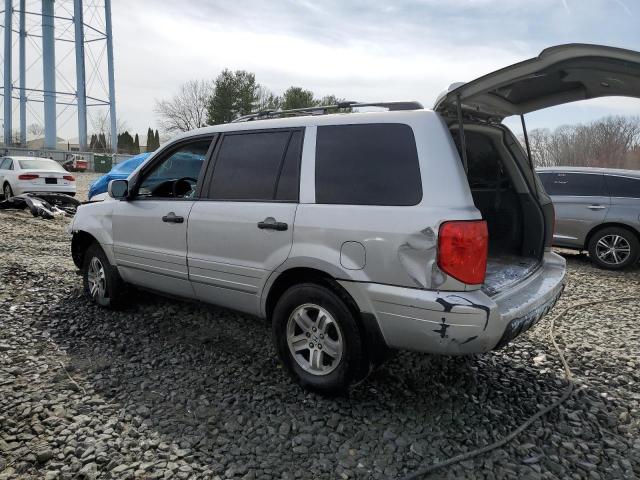 2HKYF18653H599954 - 2003 HONDA PILOT EXL SILVER photo 2