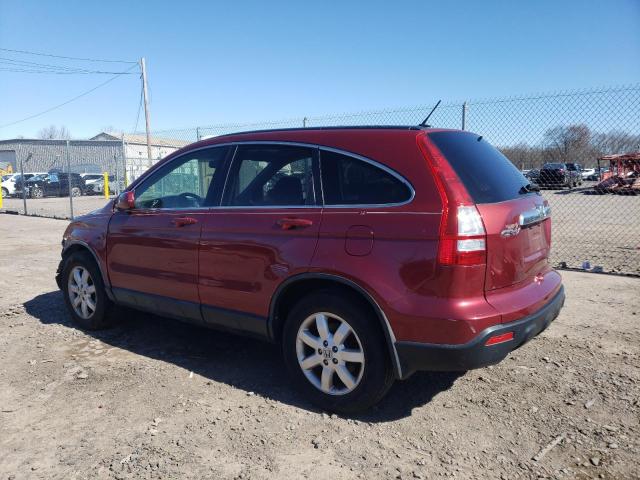 JHLRE38758C031429 - 2008 HONDA CR-V EXL RED photo 2