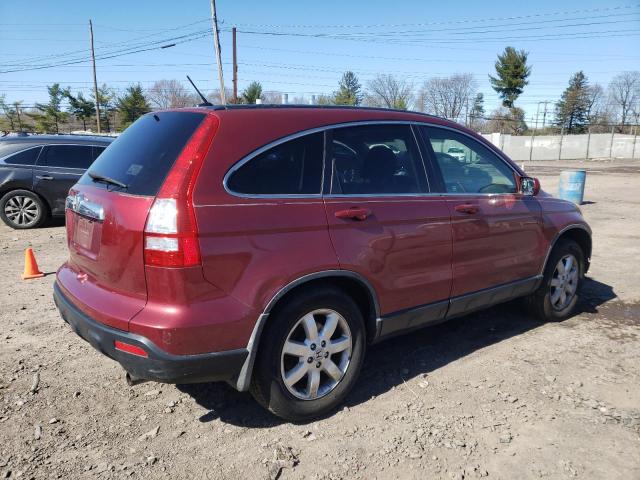 JHLRE38758C031429 - 2008 HONDA CR-V EXL RED photo 3