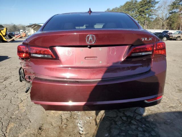 19UUB2F59GA007559 - 2016 ACURA TLX TECH BURGUNDY photo 6