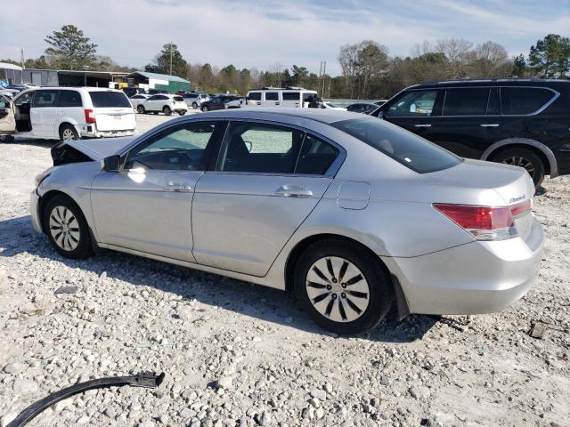 1HGCP2F33CA192245 - 2012 HONDA ACCORD LX SILVER photo 2