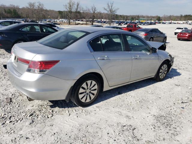 1HGCP2F33CA192245 - 2012 HONDA ACCORD LX SILVER photo 3