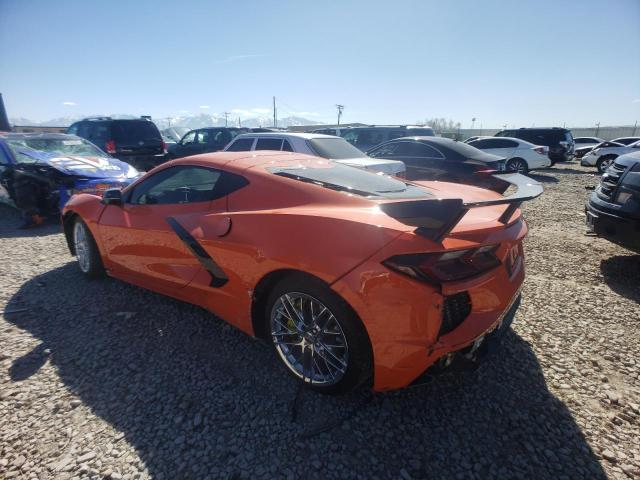 1G1Y62D40L5112467 - 2020 CHEVROLET CORVETTE STINGRAY 1LT ORANGE photo 2