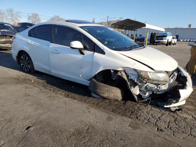 19XFB2F97DE213823 - 2013 HONDA CIVIC EXL WHITE photo 4