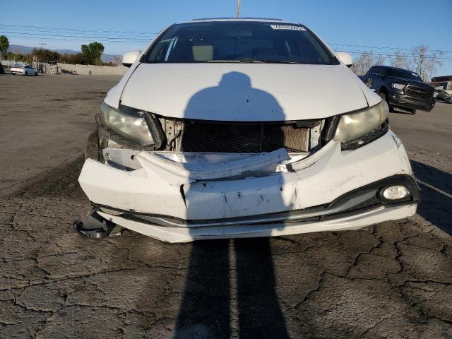19XFB2F97DE213823 - 2013 HONDA CIVIC EXL WHITE photo 5