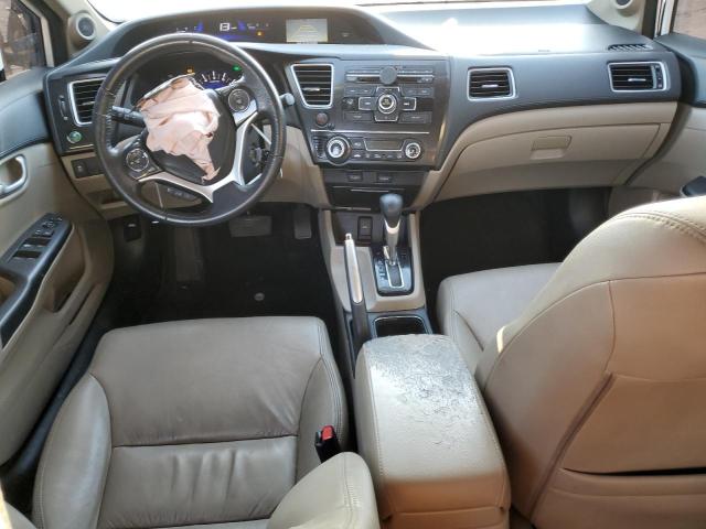 19XFB2F97DE213823 - 2013 HONDA CIVIC EXL WHITE photo 8