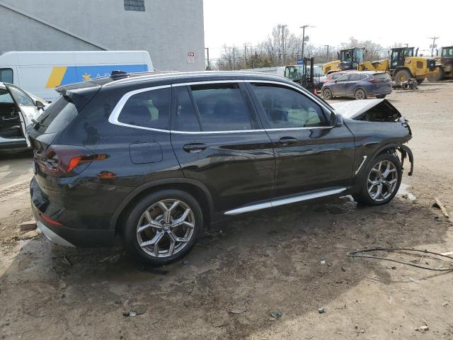 5UX53DP07N9N03570 - 2022 BMW X3 XDRIVE30I BLACK photo 3