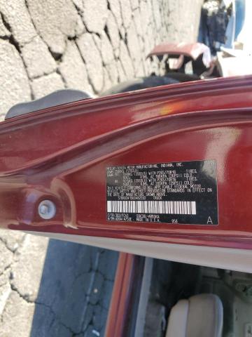 5TBRU34156S482592 - 2006 TOYOTA TUNDRA ACCESS CAB SR5 RED photo 12