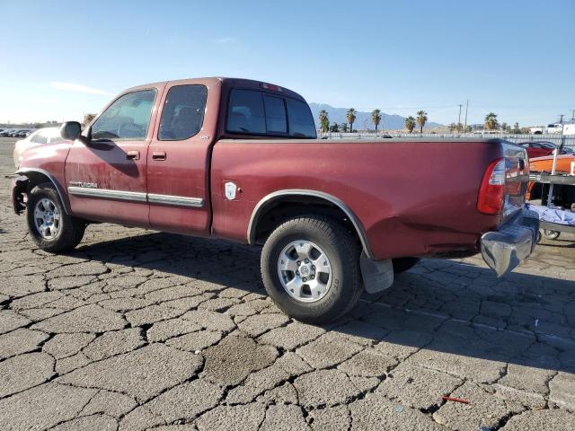 5TBRU34156S482592 - 2006 TOYOTA TUNDRA ACCESS CAB SR5 RED photo 2