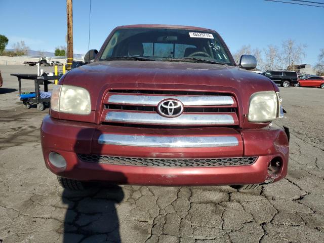 5TBRU34156S482592 - 2006 TOYOTA TUNDRA ACCESS CAB SR5 RED photo 5