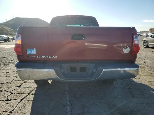 5TBRU34156S482592 - 2006 TOYOTA TUNDRA ACCESS CAB SR5 RED photo 6