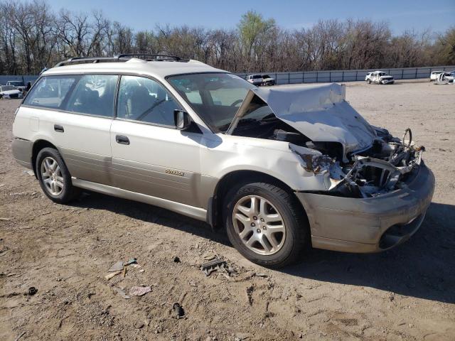 4S3BH675427608541 - 2002 SUBARU LEGACY OUTBACK AWP 米色 照片 4