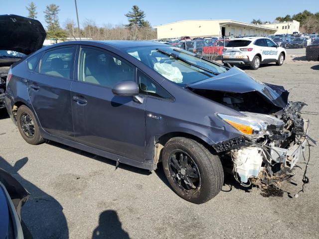 JTDKN3DU1D1632207 - 2013 TOYOTA PRIUS GRAY photo 4