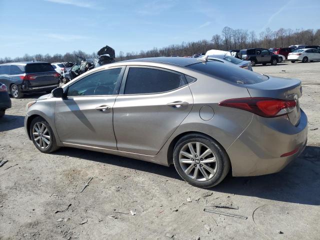 5NPDH4AE9FH558517 - 2015 HYUNDAI ELANTRA SE BROWN photo 2