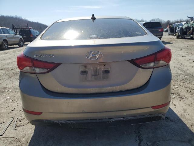 5NPDH4AE9FH558517 - 2015 HYUNDAI ELANTRA SE BROWN photo 6