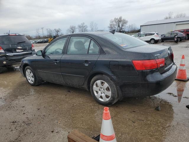 5NPET46C49H559542 - 2009 HYUNDAI SONATA GLS BLACK photo 2