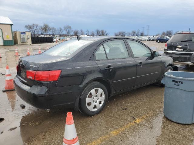 5NPET46C49H559542 - 2009 HYUNDAI SONATA GLS BLACK photo 3