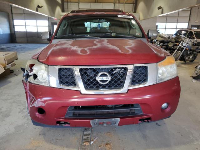 5N1AA08C18N620706 - 2008 NISSAN ARMADA SE BURGUNDY photo 5