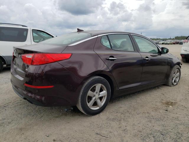 5XXGM4A76FG420441 - 2015 KIA OPTIMA LX MAROON photo 3